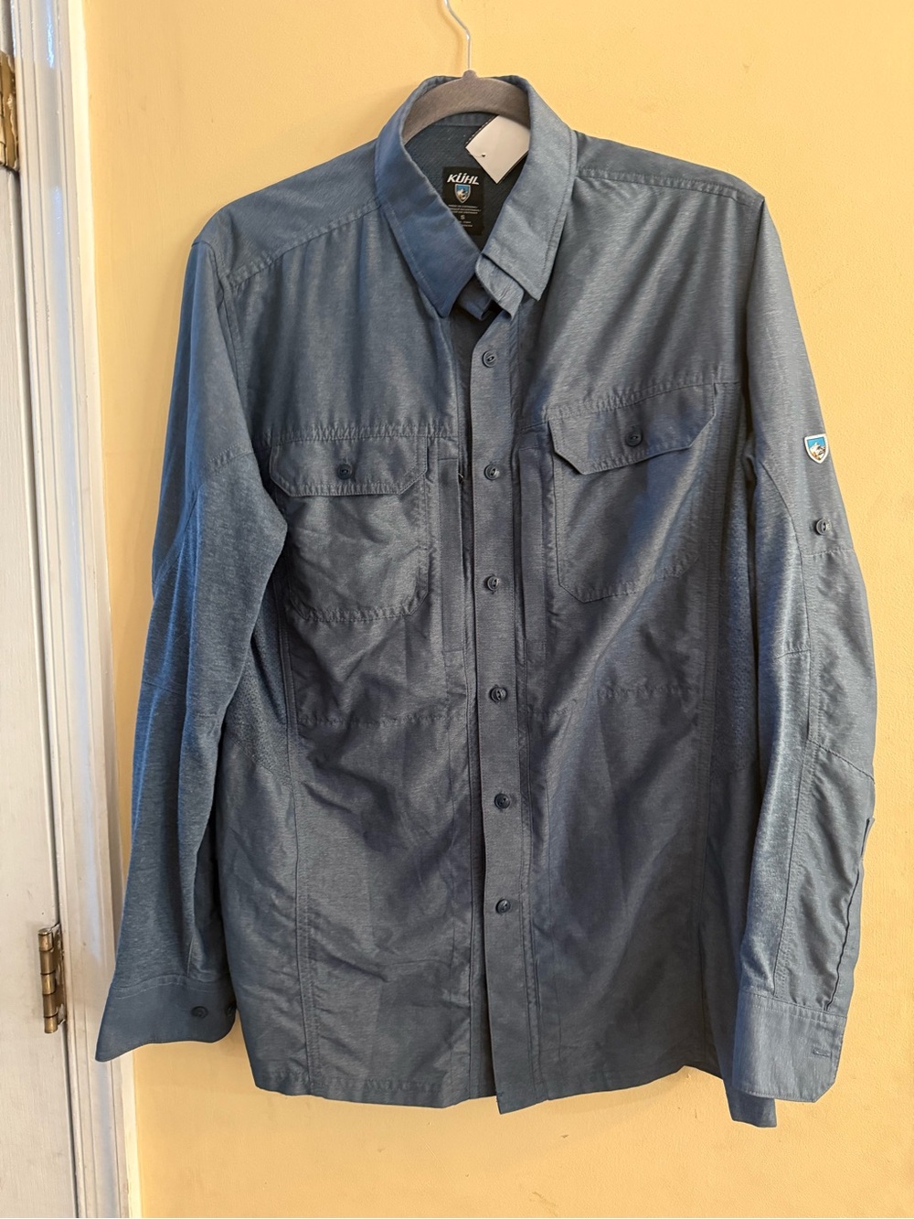 Kuhl Airspeed Men's Blue Casual Button-Detail Jacket, small